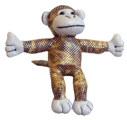 00059, Sm. Monkey, 12/Pack Astd. Colors