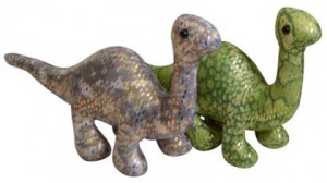 00039, Med. Brontosaur, 12/Pack Astd. Colors